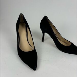 Nine West suede pumps black